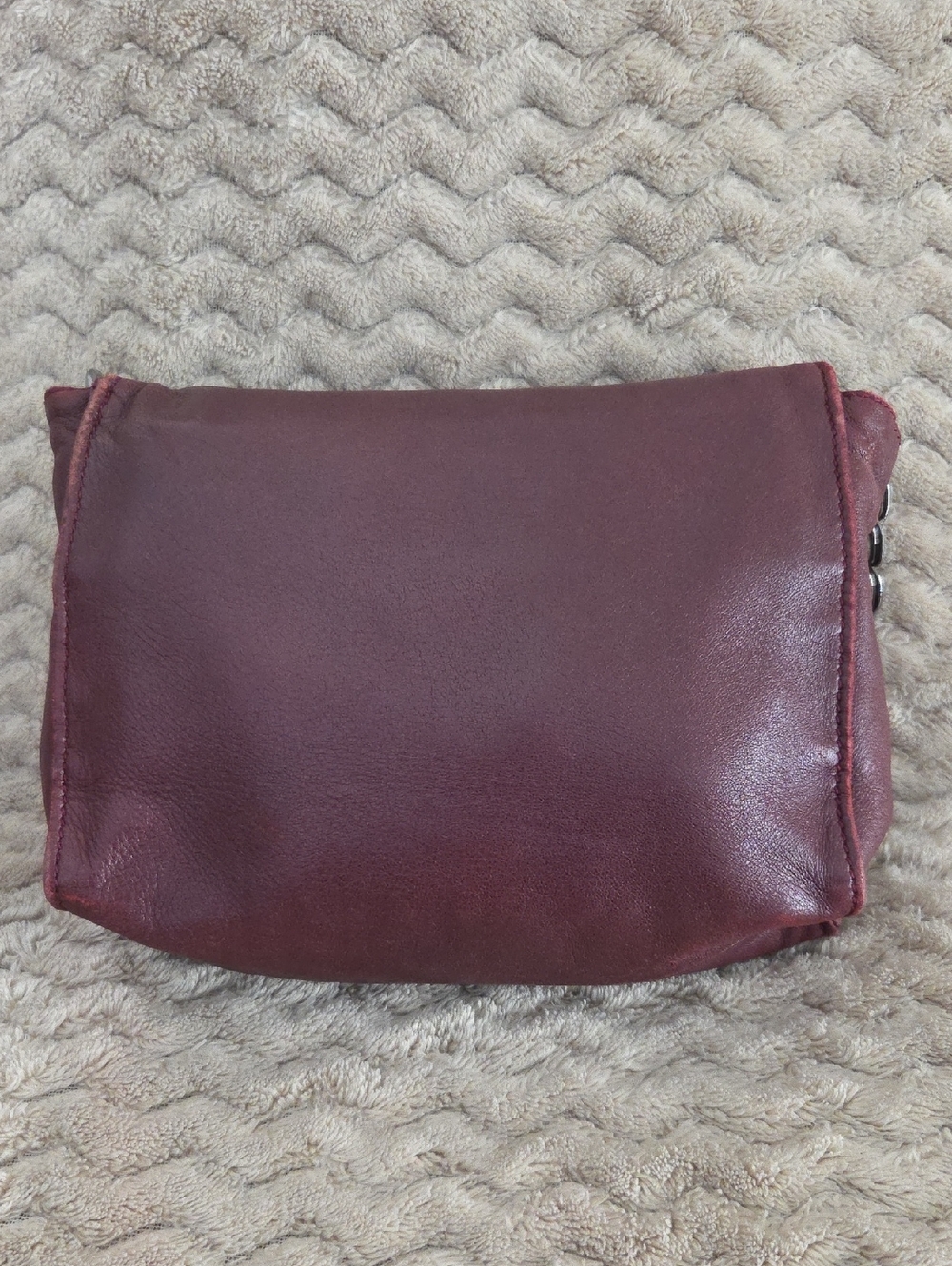 Kate Moss x Longchamp Burgundy Leather Chain Strap Crossbody - Picture 4 of 10